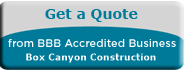 Box Canyon Construction LLC BBB Business Quote